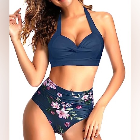 Tempt Me Halter Bikini Set - Picture 2 of 5